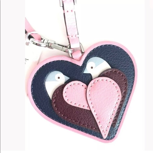 Kate Spade Arch Lovebirds bag charm, NWT!! - Picture 3 of 3